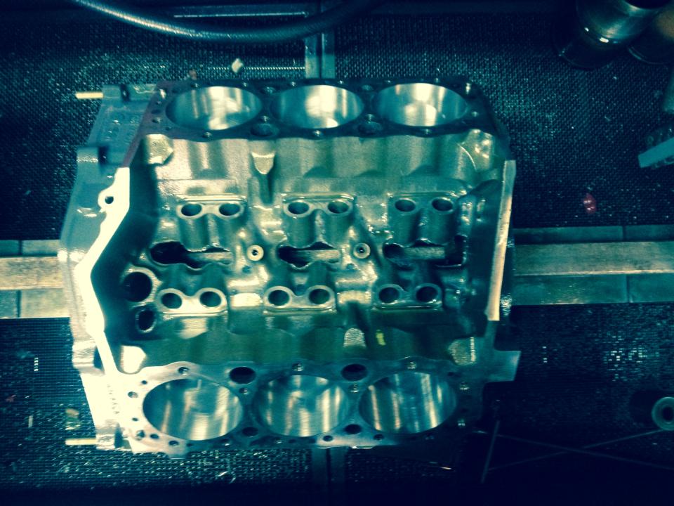 Resurfaced Engine Block