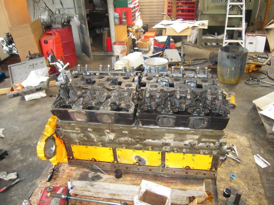 Engine — top disassembly